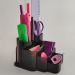 Porta Canetas E Objetos Com 7 Divisórias Organizador De Mesa Escritório Fumê Dellocolor