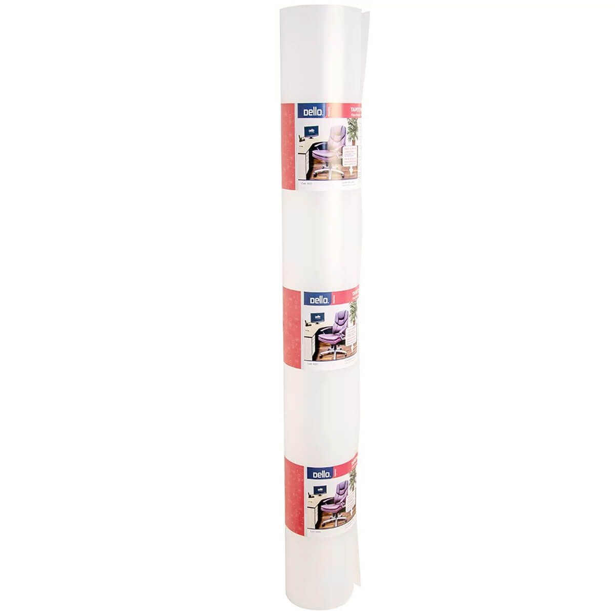 Tapete Protetor De Piso Para Escritório 100x120cm Protepiso Flexível Cristal Fosco Dello