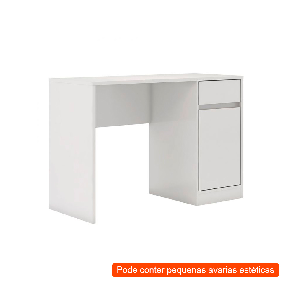 [OUTLET] Escrivaninha Morada 1 PT 1 GV Branca