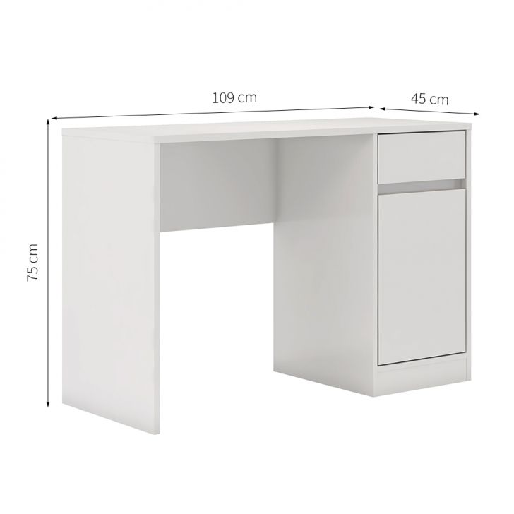 [OUTLET] Escrivaninha Morada 1 PT 1 GV Branca