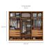 [OUTLET] Guarda-Roupa Casal Atrice 6 PT 6 GV Amendola e Grafito