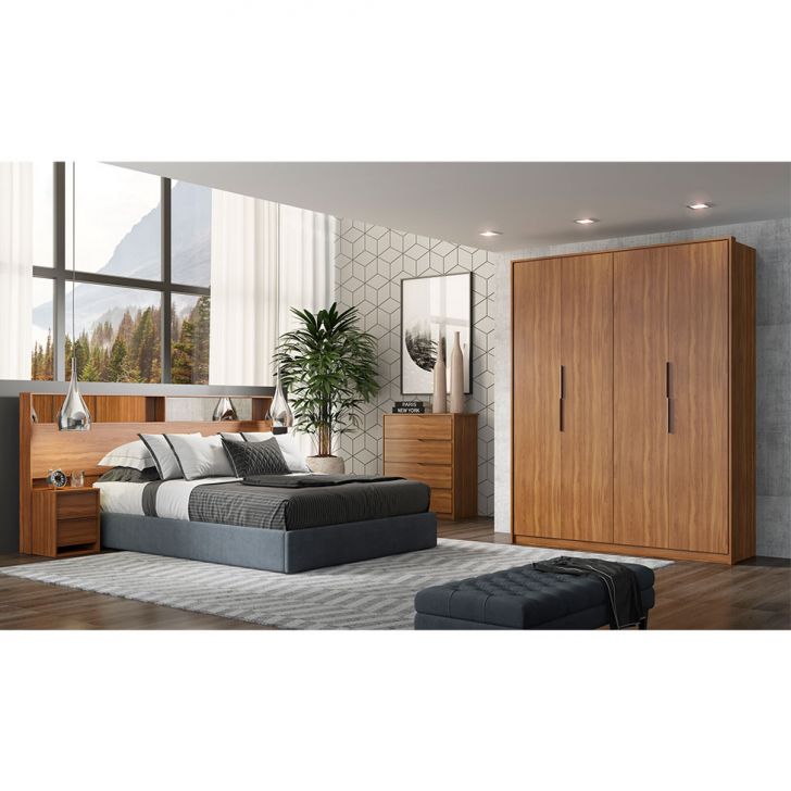 [OUTLET] Guarda-Roupa Casal Attore 4 PT 3 GV Amendola Touch
