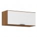 Armário Aéreo Firenze 1 Porta 70cm Amêndola/Branco - Demóbile
