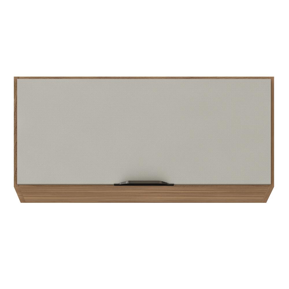 Armário Aéreo Firenze 1 Porta 70cm Amêndola/Nude Prime - Demóbile