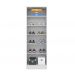 Armário Multiuso Golden 02 Portas Branco Demobile