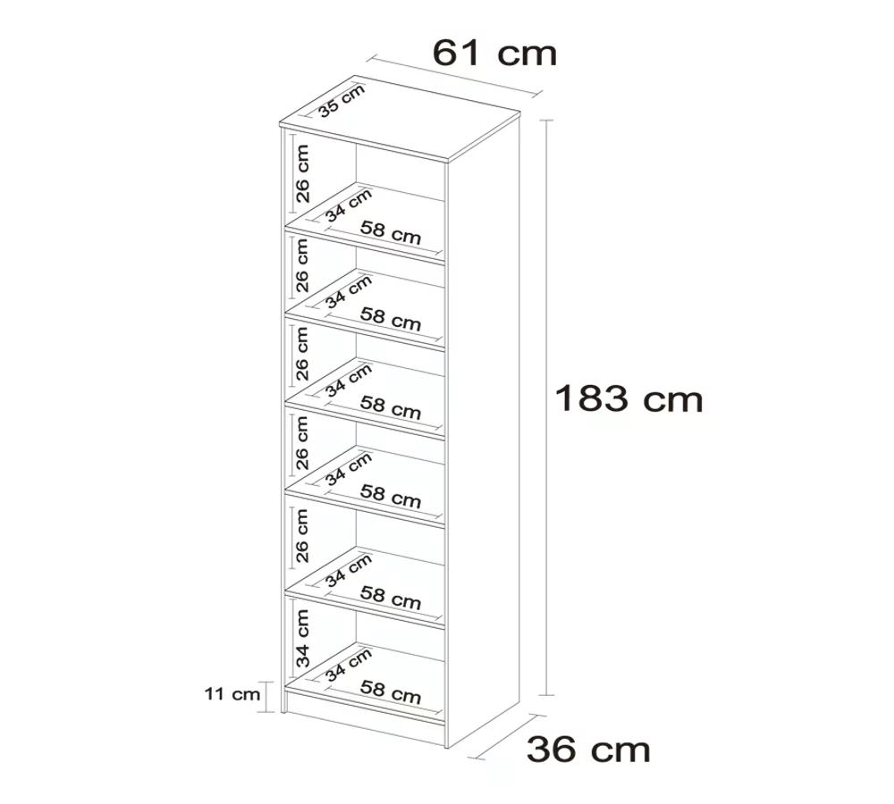 Armário Multiuso Golden 02 Portas Branco Demobile