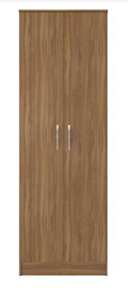 Armário Multiuso Moderno 2 Portas e 6 Prateleiras Marrom