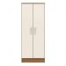 Armário Multiuso Viena 2 Portas Amêndola/Off White - Demóbile