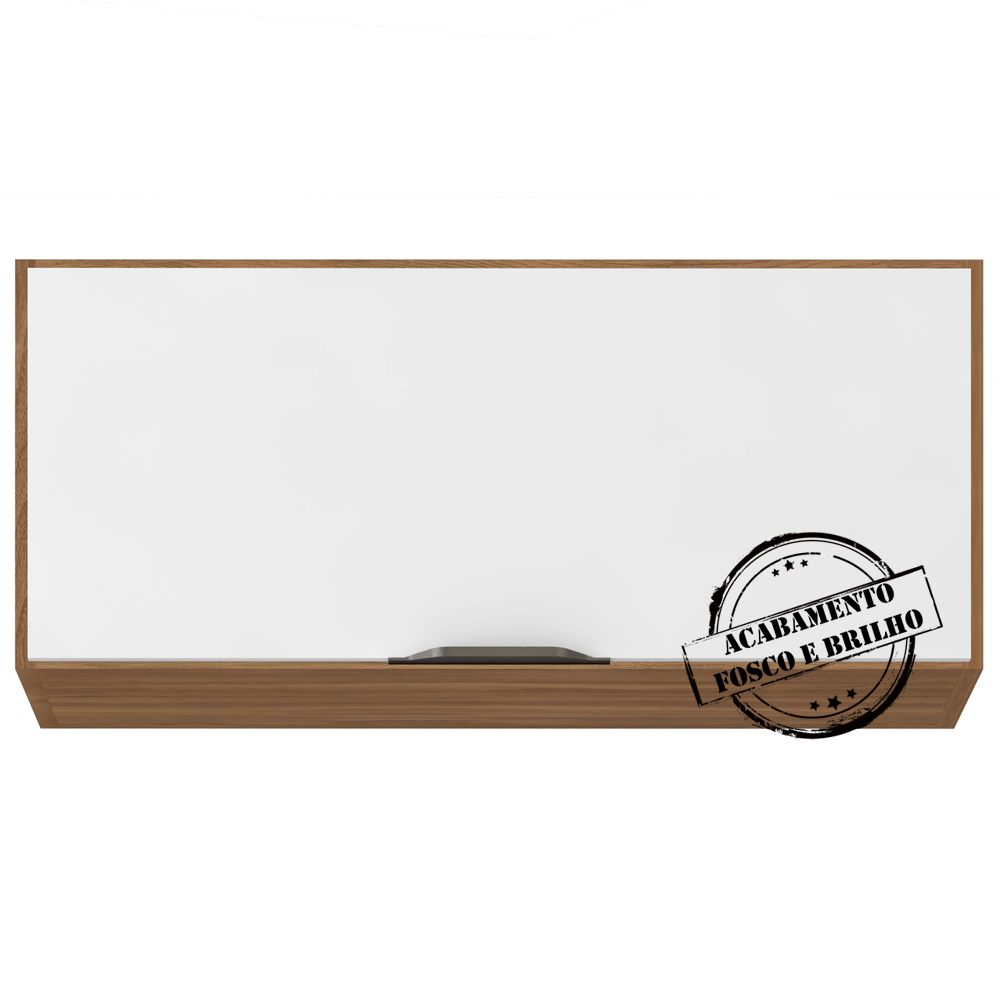 Armario Aereo 1 Porta Basculante 70cm 94101 Amendola Branco Demobile