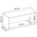 Armario Aereo 1 Porta Basculante 70cm 94101 Amendola Nude Prime Tx Demobile