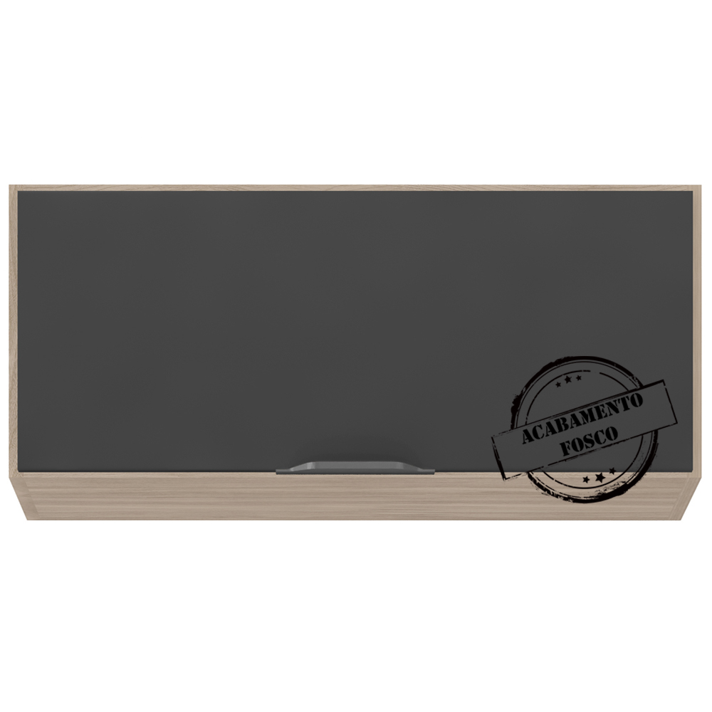 Armario Aereo 1 Porta Basculante 70cm 94101 Avena Grafito Demobile