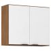 Armario Aereo 2 Portas 80cm 94241 Amendola Branco Demobile