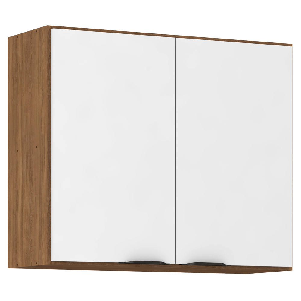 Armario Aereo 2 Portas 80cm 94241 Amendola Branco Demobile
