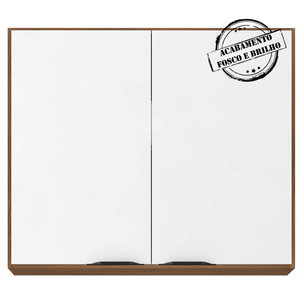 Armario Aereo 2 Portas 80cm 94241 Amendola Branco Demobile