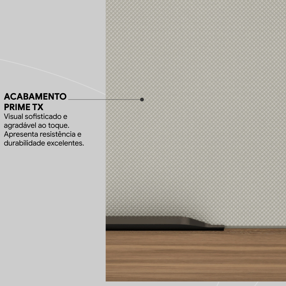 Armario Aereo 2 Portas 80cm 94241 Amendola Nude Prime Tx Demobile