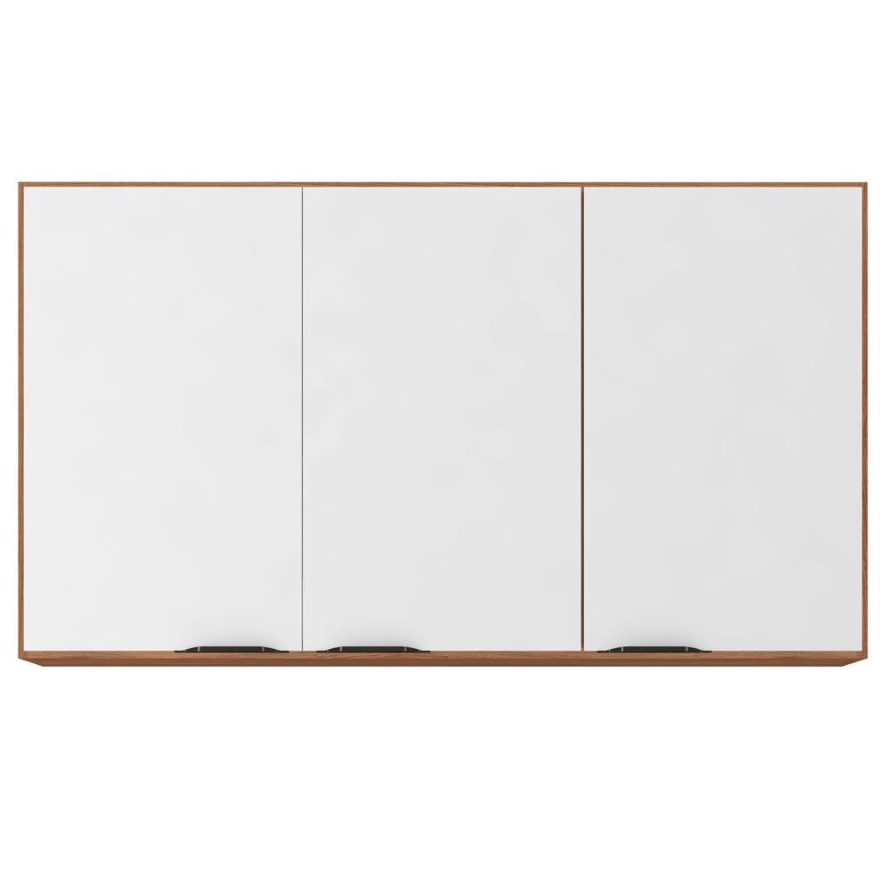 Armario Aereo 3 Portas 120cm 94331 Amendola Branco Demobile