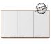 Armario Aereo 3 Portas 120cm 94331 Amendola Branco Demobile