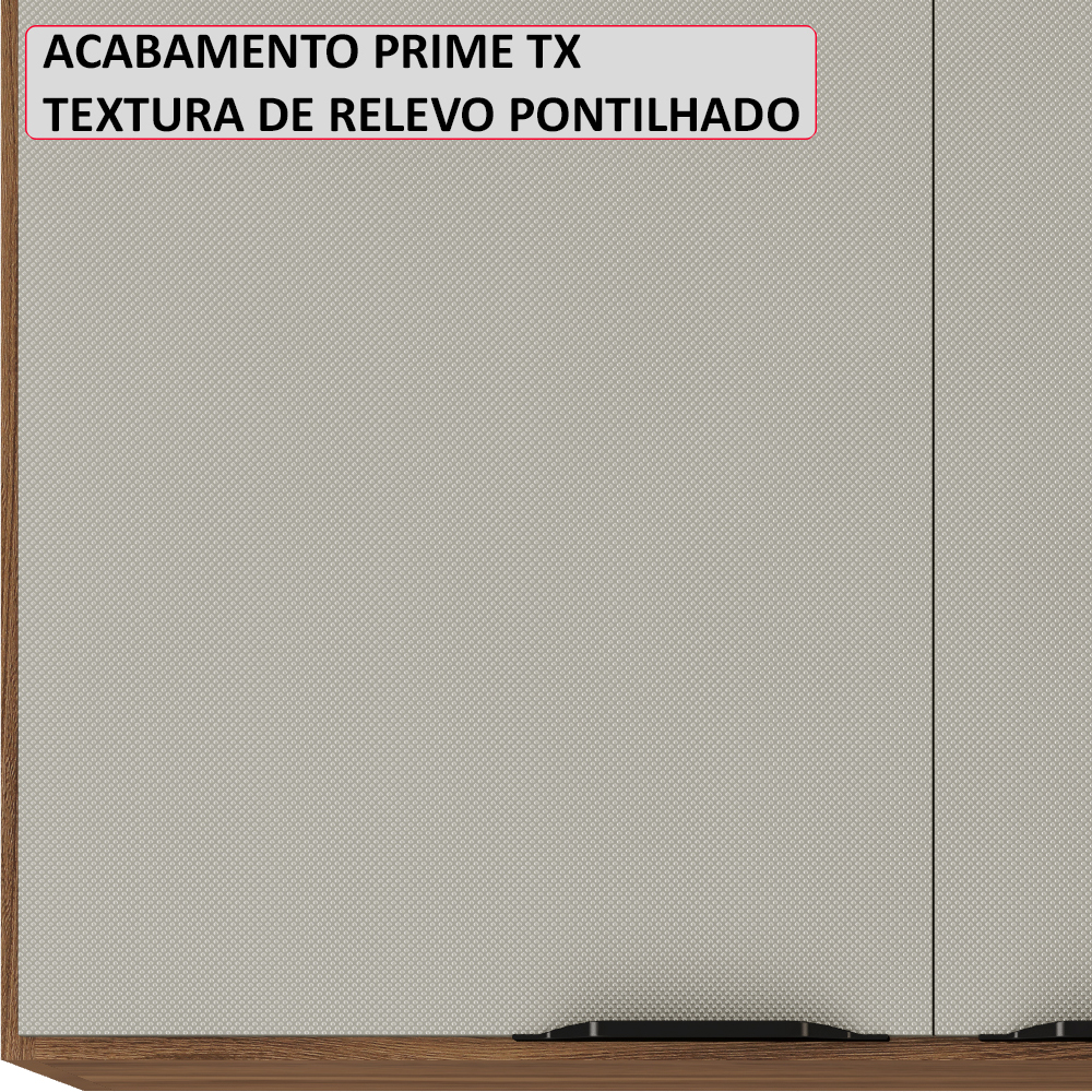 Armario Aereo 3 Portas 120cm 94331 Amendola Nude Prime Tx Demobile