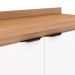 Balcao 2 Portas 80cm 93221 Amendola Branco Demobile