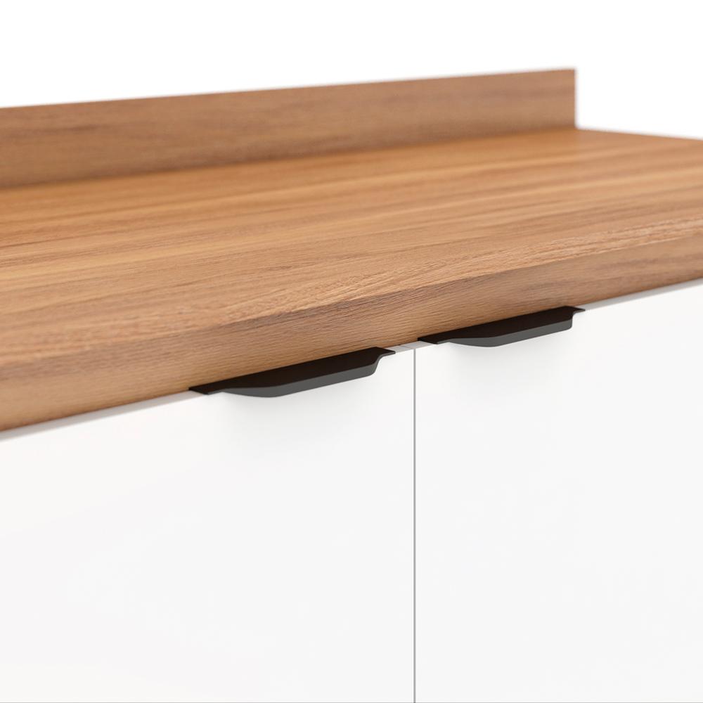 Balcao 2 Portas 80cm 93221 Amendola Branco Demobile