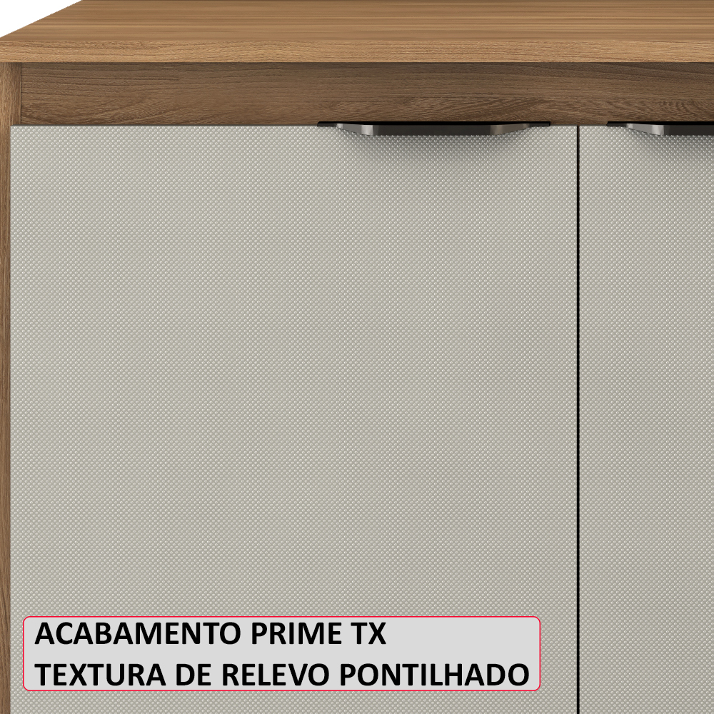 Balcao 3 Pts 2 Gv Com Tampo 120cm 93241 Amendola Nude Prime Tx Demobile