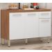 Balcao Para Cozinha 120 CM Dama 93101 Amendola Branco Demobile