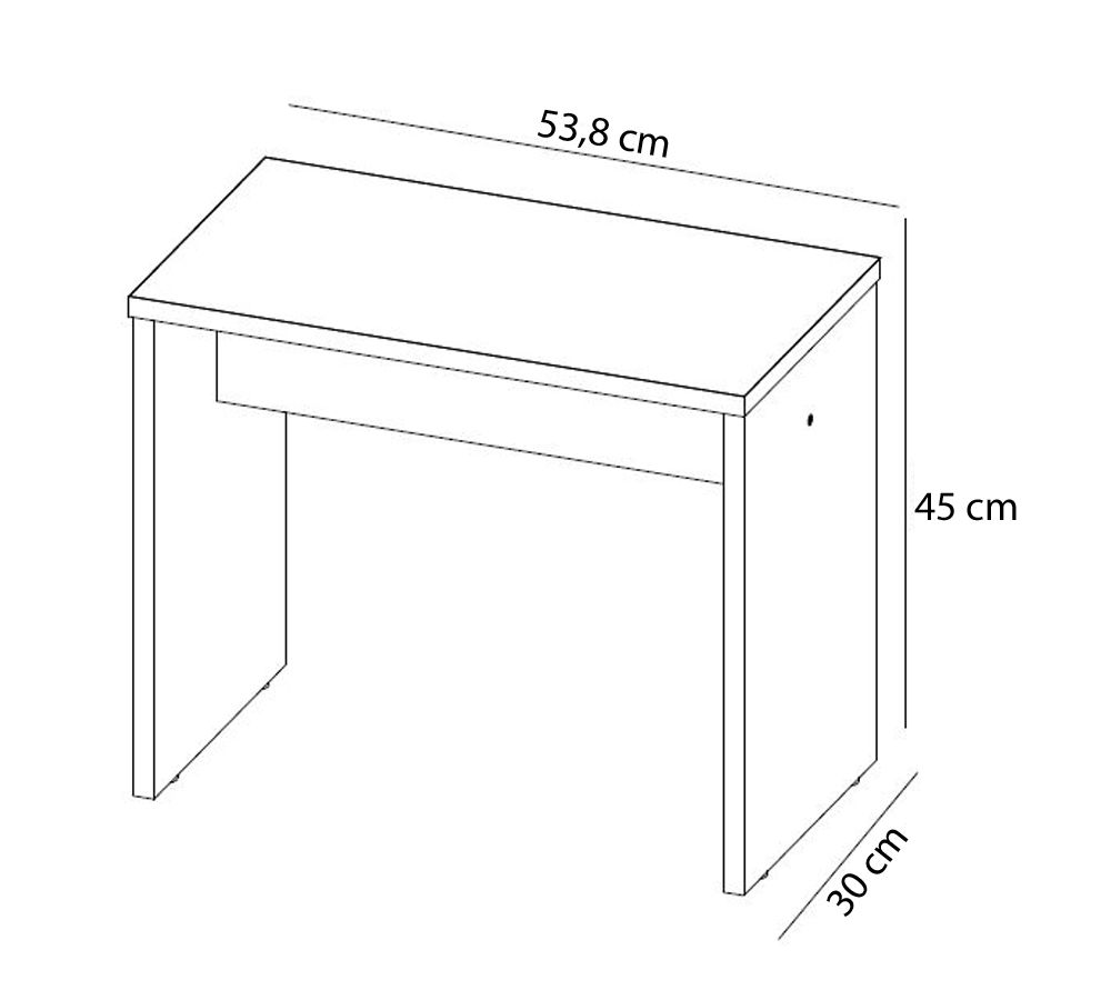 Banqueta 45cm Ideal 9050 Branco Demobile