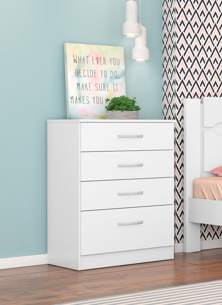 Cômoda 4 Gavetas Astra Branco