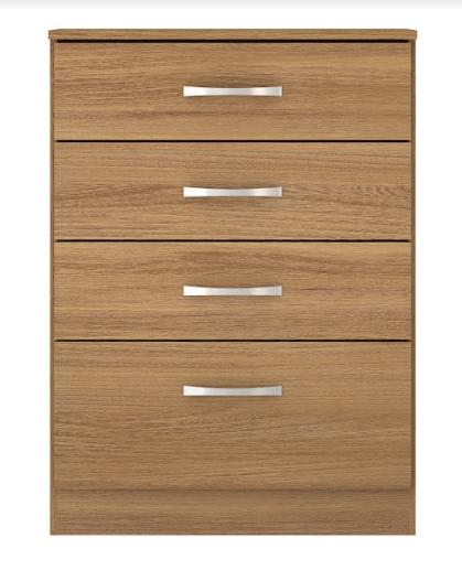 Cômoda 4 Gavetas Astral 4460 Amendola Touch Demóbile - Rocha Móveis