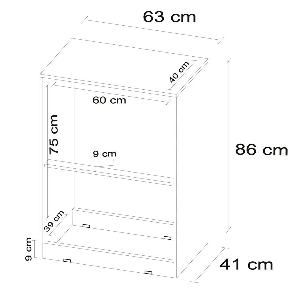 Cômoda 4 Gavetas Astral 4460 Branco Demóbile