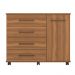 Cômoda 4 Gavetas Flora 4130 Amêndola Touch Demóbile