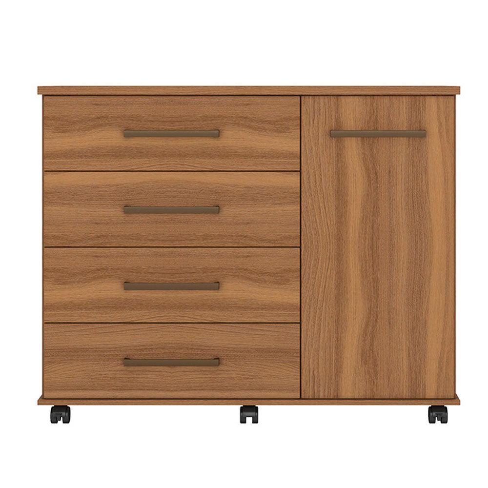 Cômoda 4 Gavetas Flora 4130 Amêndola Touch Demóbile