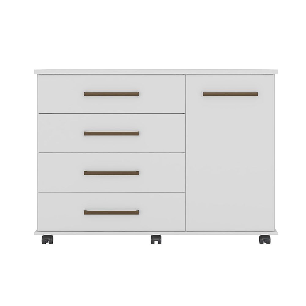 Cômoda 4 Gavetas Flora 4130 Branco Demóbile