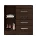Cômoda 4 Gavetas Montevideu 4290 Ébano Touch Demóbile