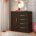 Cômoda 4 Gavetas Montevideu 4290 Ébano Touch Demóbile