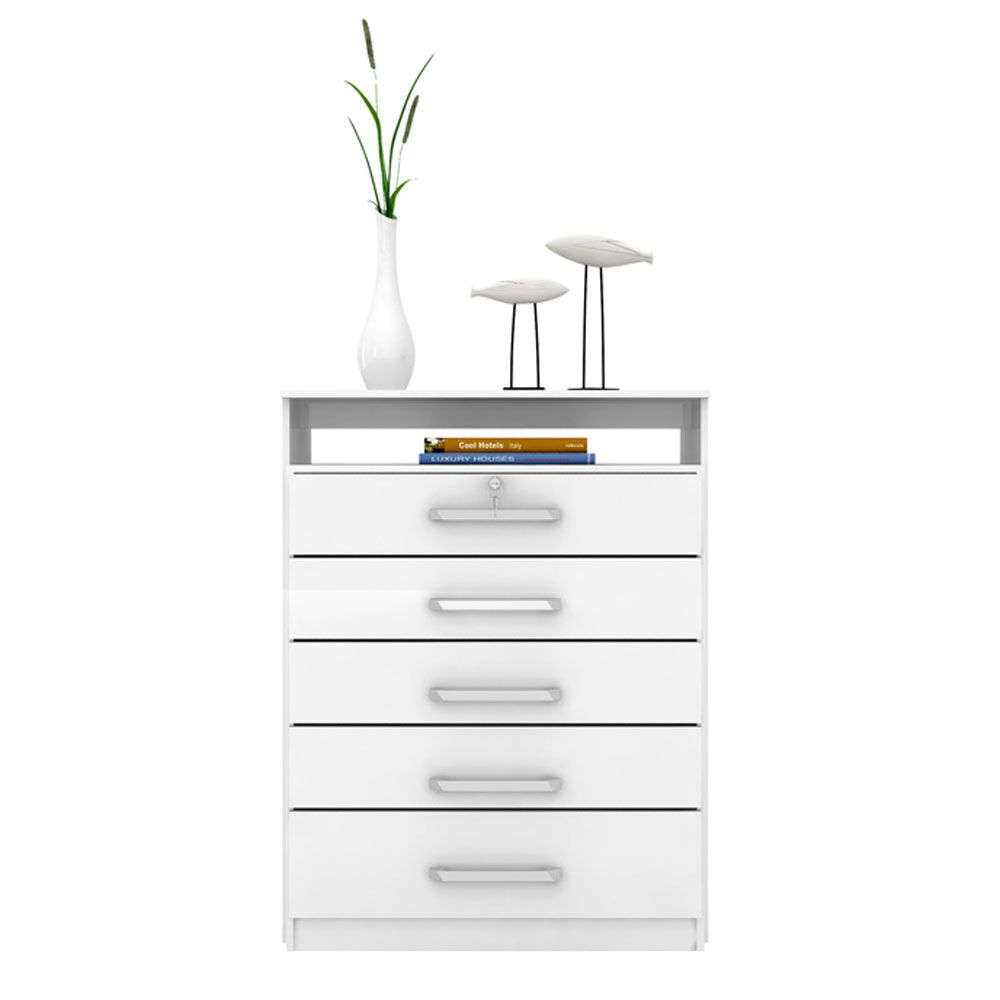 Cômoda 5 Gavetas Triunfo 5090 Branco Demóbile