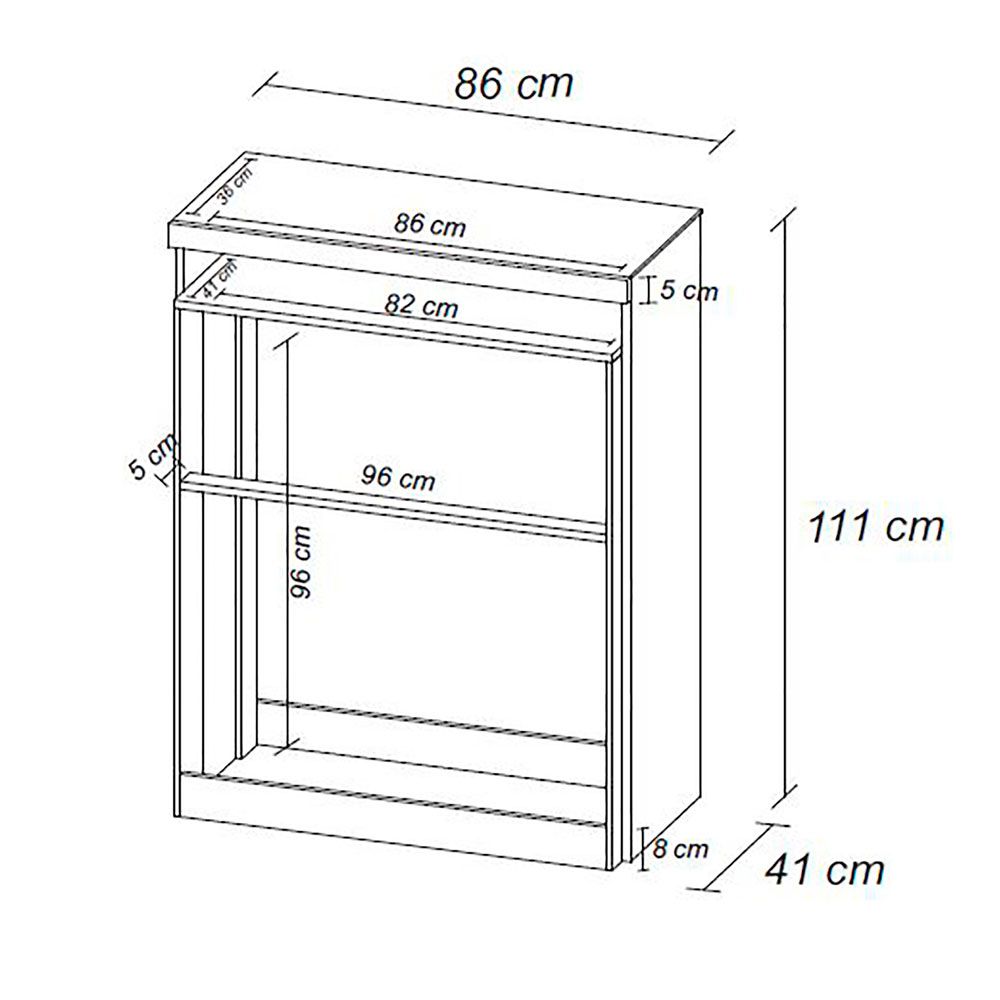 Cômoda 5 Gavetas Triunfo 5090 Branco Demóbile