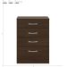 Cômoda Astral 4 Gavetas 62 cm - Comoda para Quarto - Demobile
