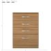 Cômoda Astral 4 Gavetas 62 cm - Comoda para Quarto - Demobile