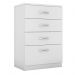 Cômoda Astral 4 Gavetas Branco - Demóbile