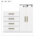 Cômoda Áurea 2 Portas 4 Gavetas 1,20 m - Comoda para Quarto - Demobile