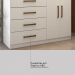 Cômoda Áurea 2 Portas 4 Gavetas 1,20 m - Comoda para Quarto - Demobile