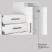 Cômoda Áurea 2 Portas 4 Gavetas 1,20 m - Comoda para Quarto - Demobile