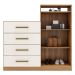 Cômoda Áurea 2 Portas 4 Gavetas 1,20 m - Comoda para Quarto - Demobile