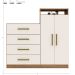 Cômoda Áurea 2 Portas 4 Gavetas 1,20 m - Comoda para Quarto - Demobile