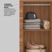 Cômoda Flora 1 Porta 4 Gavetas 1,25 m - Comoda para Quarto - Demobile