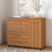 Cômoda Flora 1 Porta e 4 Gavetas Amêndola - Demóbile