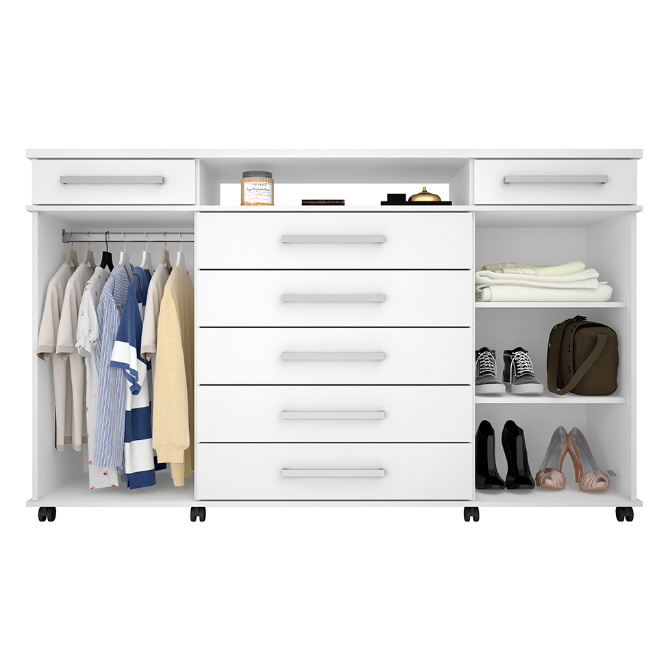 Cômoda London 2 PT 7 GV Branco