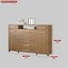 Cômoda London 2 Portas 7 Gavetas 1,70 m - Comoda para Quarto - Demobile