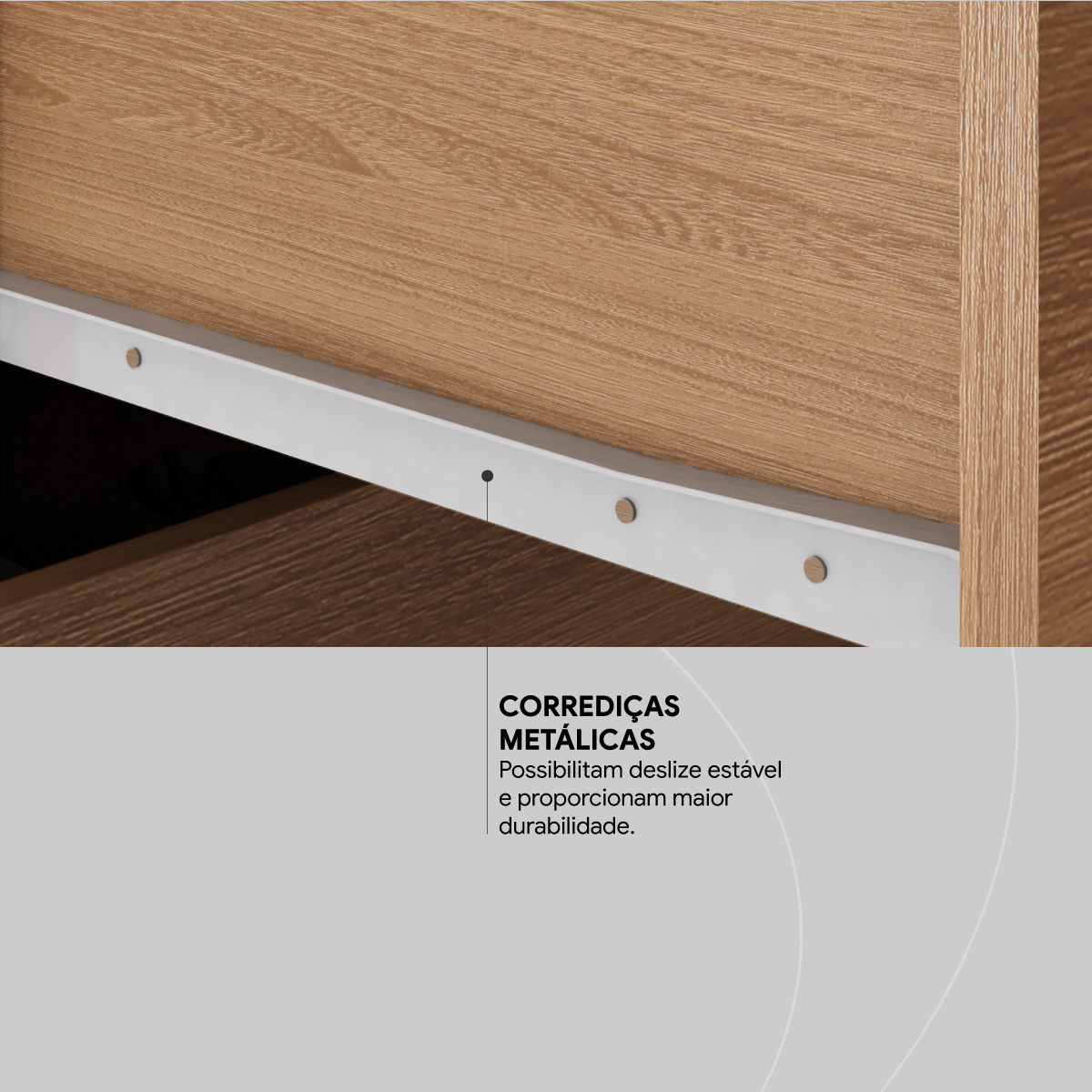 Cômoda London 2 Portas 7 Gavetas 1,70 m - Comoda para Quarto - Demobile